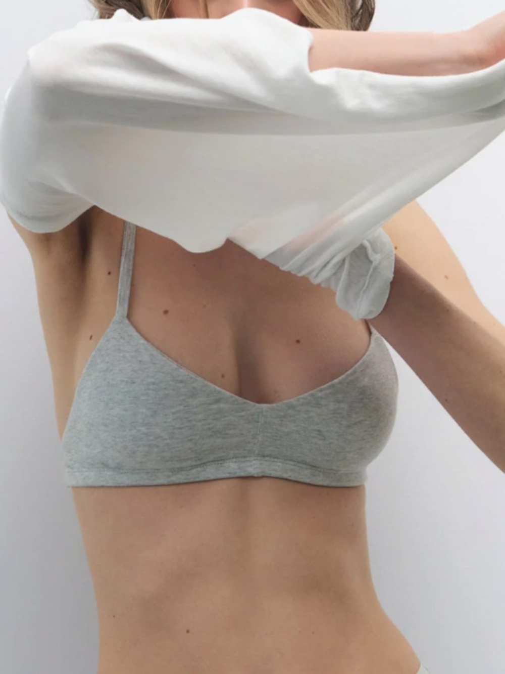 Heather Gray Bralette | Size Medium